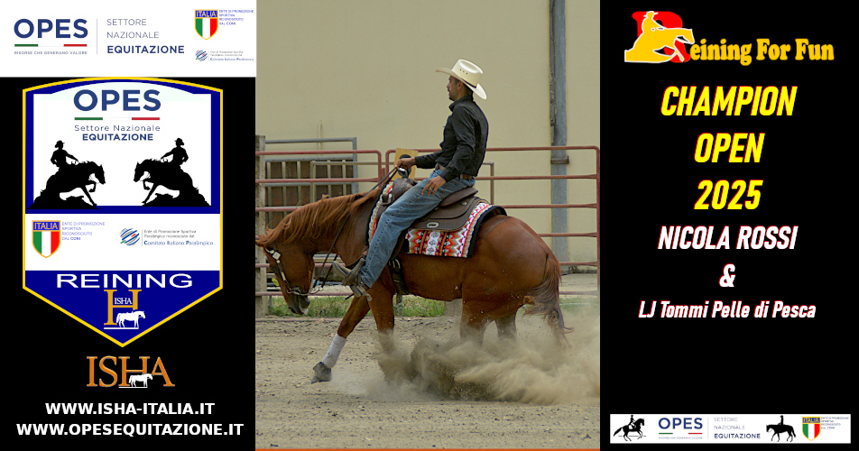 OPES Equitazione e la promozione del Reining